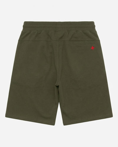 Bermuda felpa relaxed fit, tasche con zip waterproof