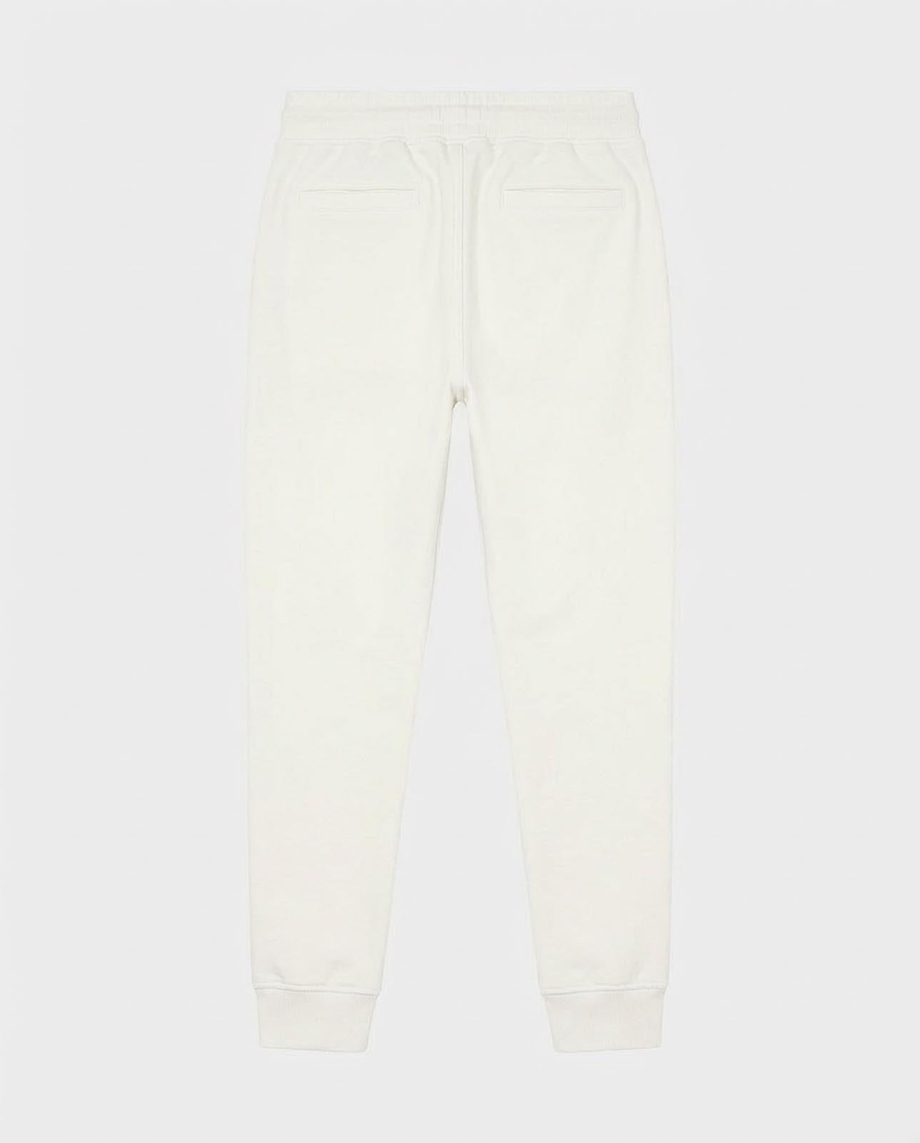 Pantaloni felpa in piquet con tasche con zip