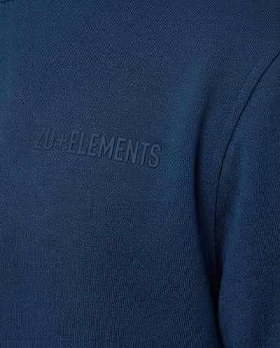 Felpa zip con cappuccio in piquet e tasche con zip