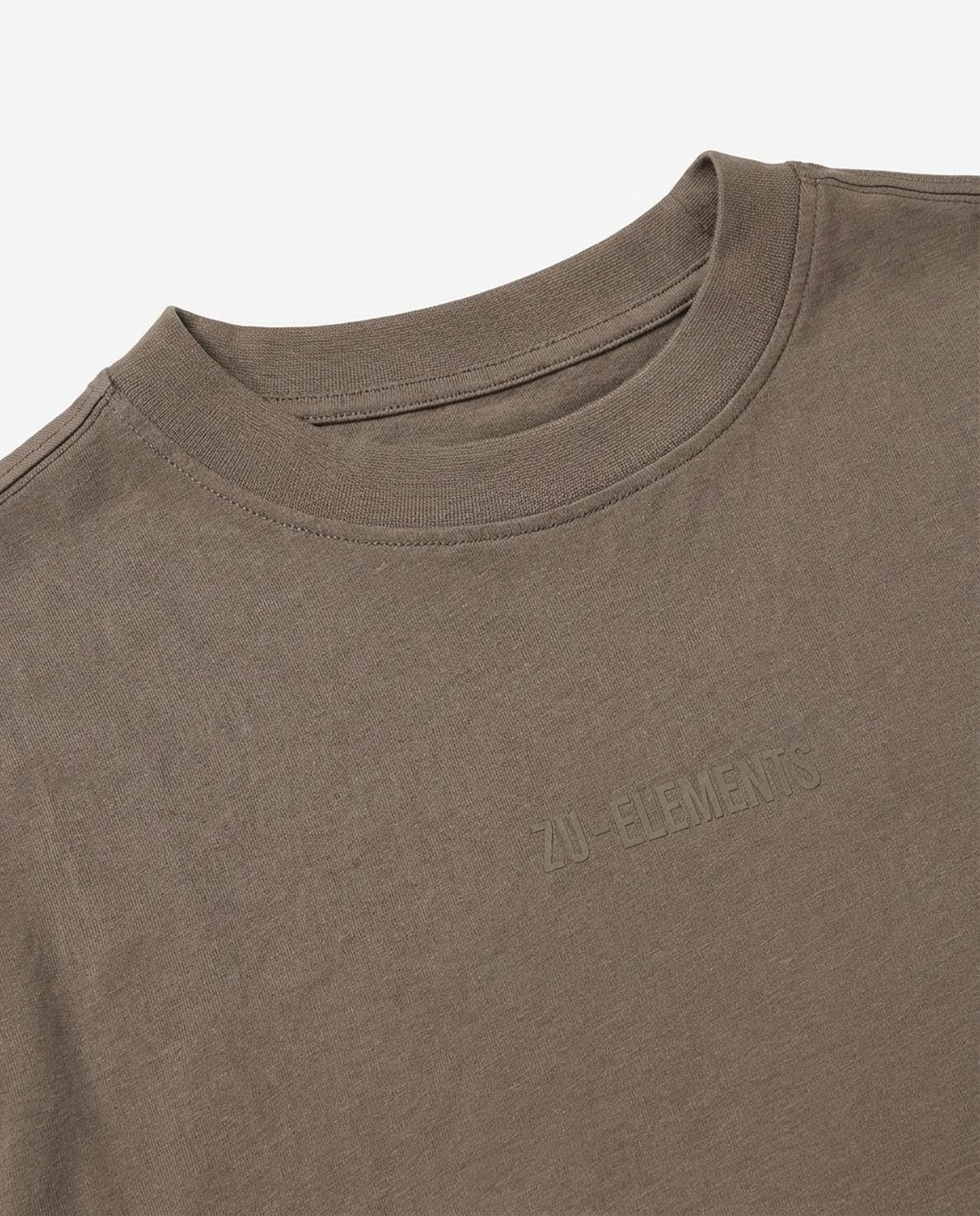 T-shirt girocollo maniche corte relaxed fit, taglio spalla e stampa frontale