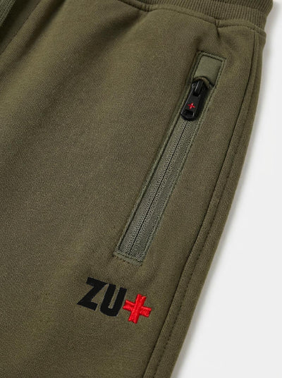 Bermuda felpa relaxed fit, tasche con zip waterproof