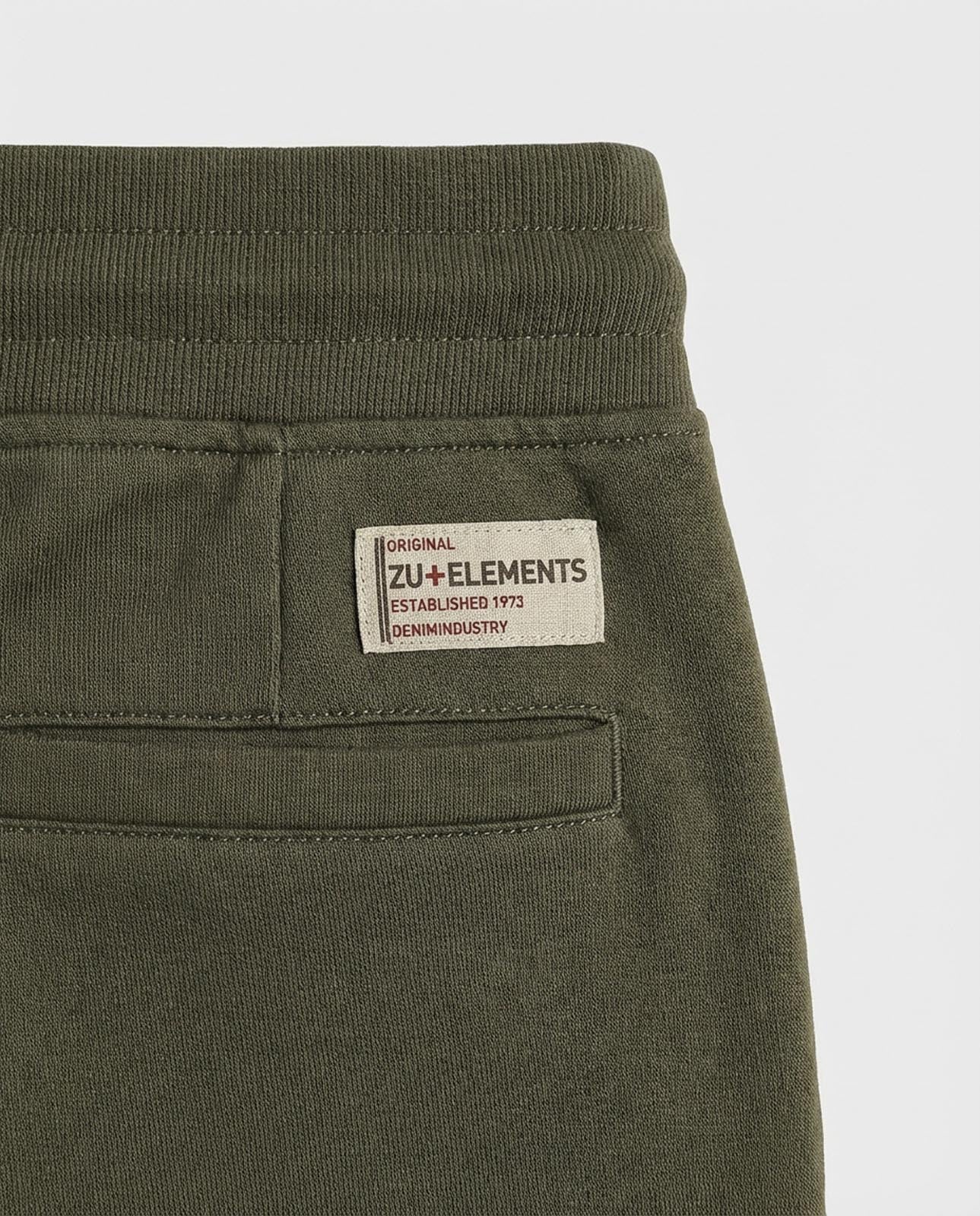 Bermuda in felpa con logo ricamato sul davanti