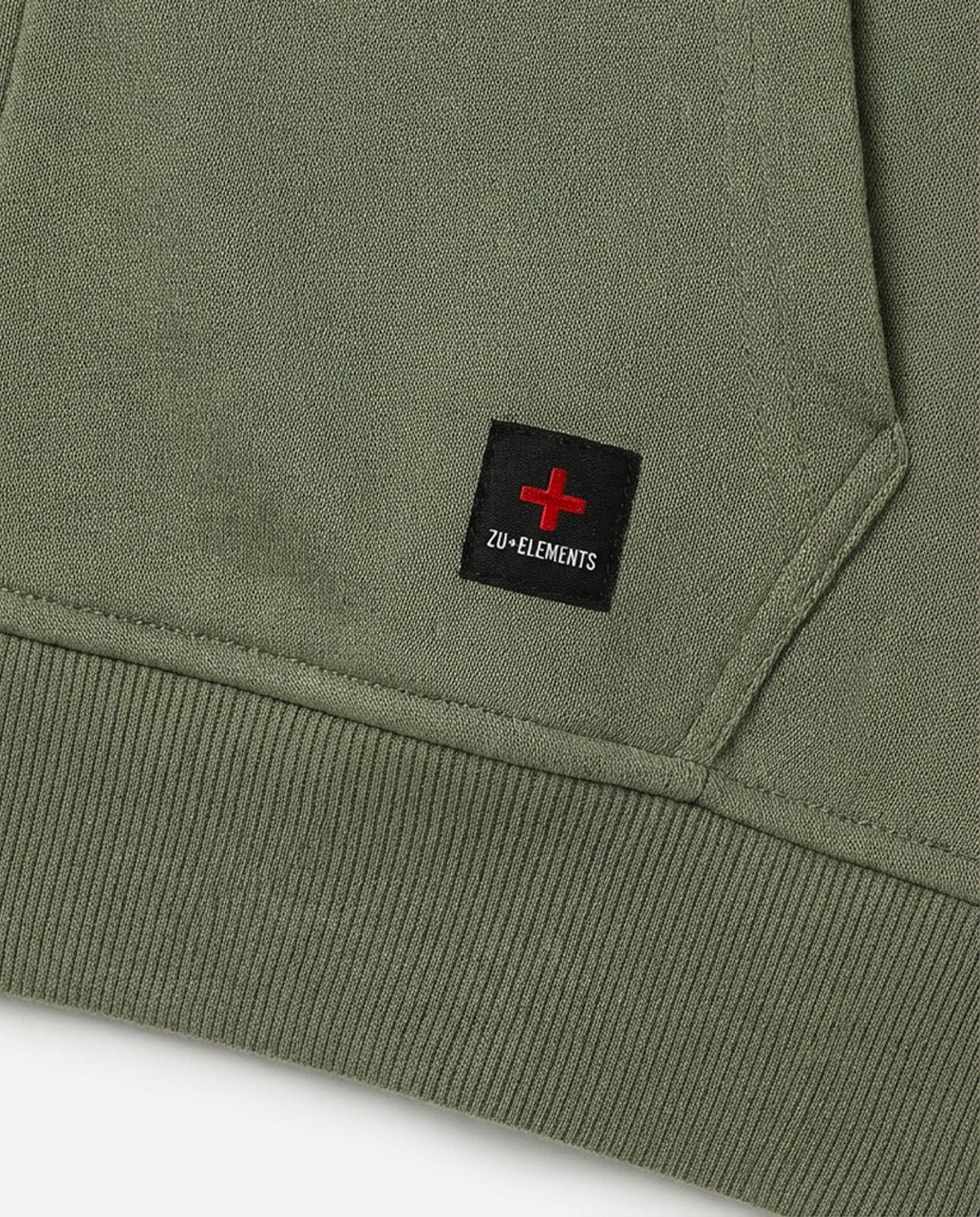 Felpa zip con cappuccio in piquet e tasche con zip