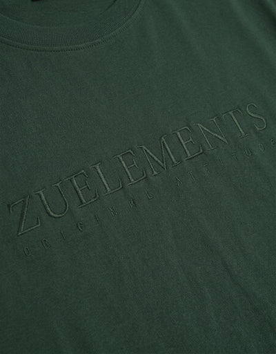 T-shirt a mezze maniche con ricamo in tono