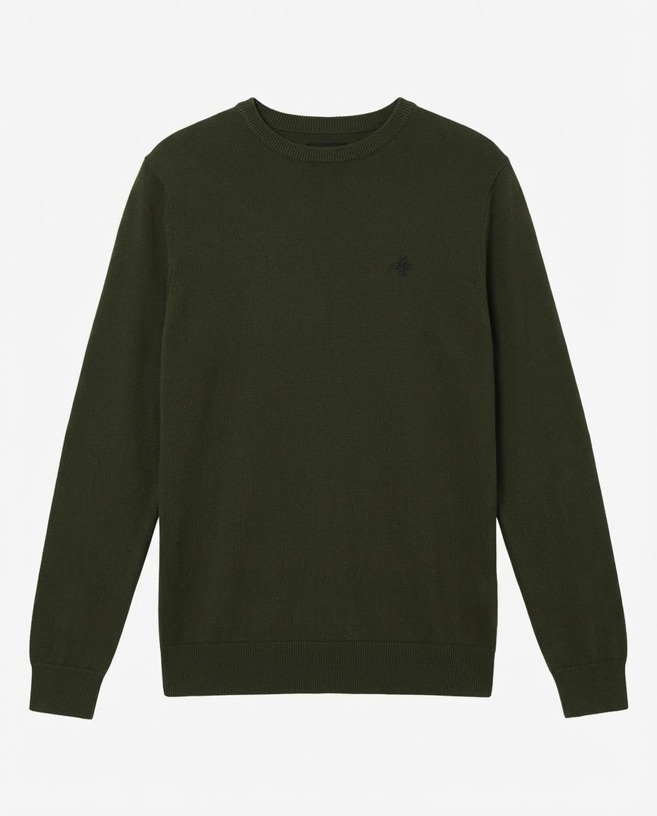 Maglia girocollo con polsini