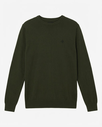 Maglia girocollo con polsini