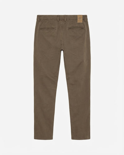 Pantaloni chino slim fit con dettagli logati