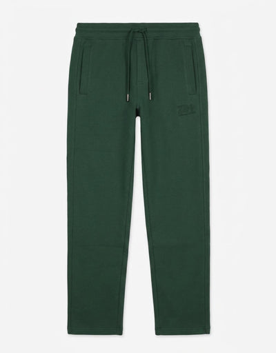 Pantaloni in felpa con ricamo in tono