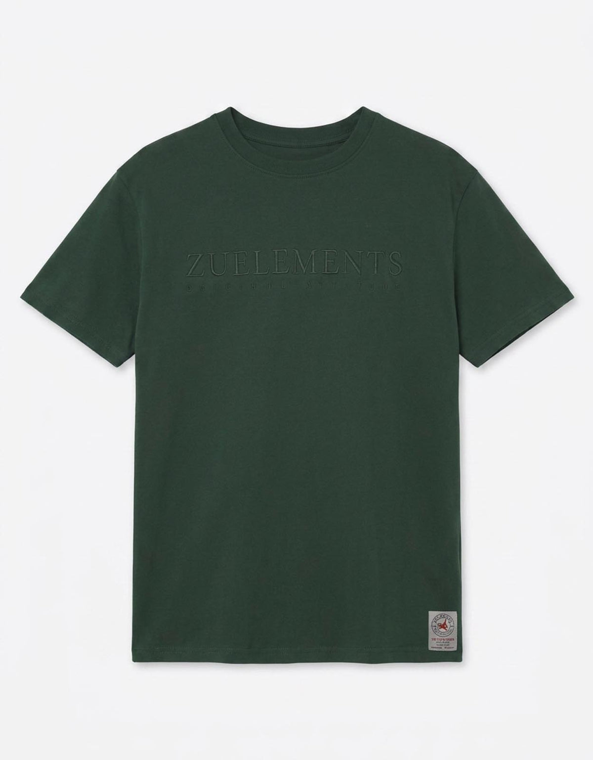 T-shirt a mezze maniche con ricamo in tono