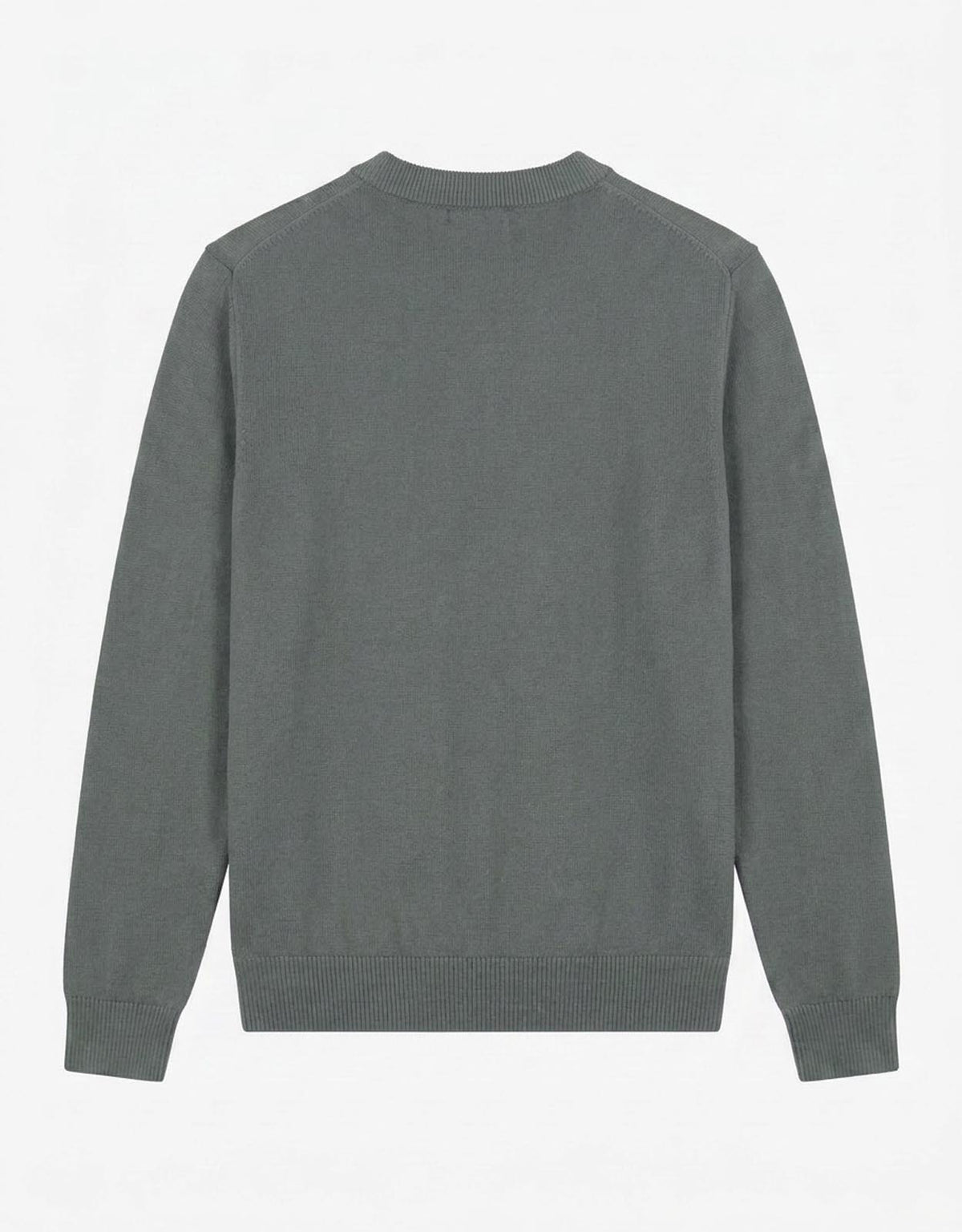 Maglia mezzo collo in viscosa con ricamo a contrasto