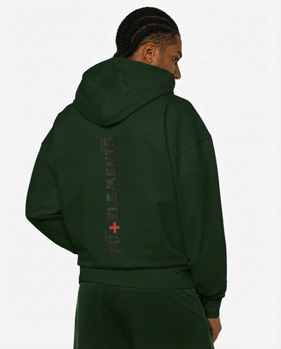 Felpa zip con cappuccio, logo stampato sul davanti e dietro, interno cappuccio in mesh