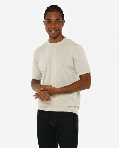 T-shirt in maglia maniche corte girocollo