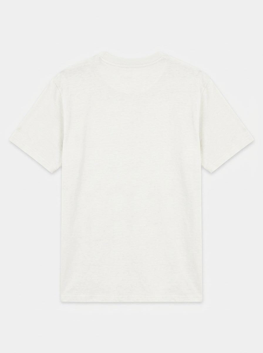 T-shirt a mezze maniche con ricamo in tono
