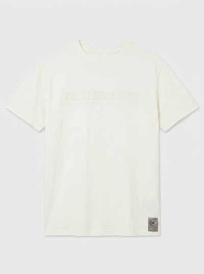 T-shirt a mezze maniche con ricamo in tono