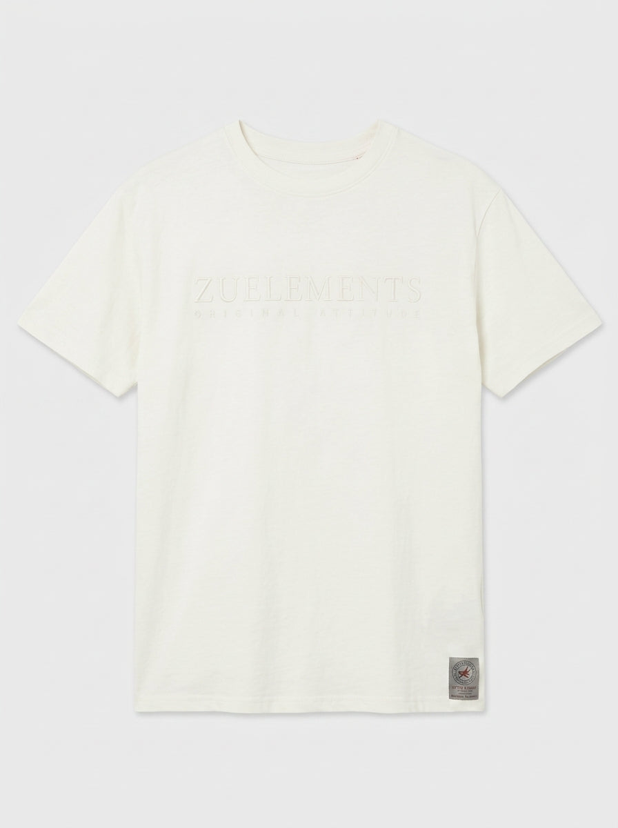 T-shirt a mezze maniche con ricamo in tono
