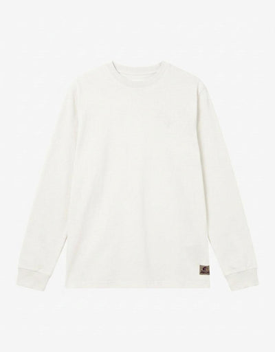 T-shirt a maniche lunghe con logo ricamato