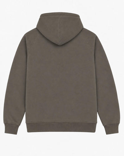 Felpa Carbon con cappuccio e manica raglan