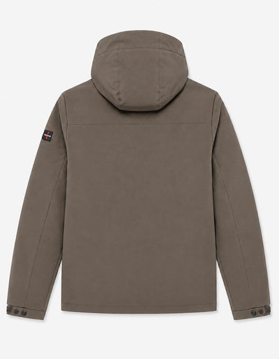 Giubbotto softshell con cappuccio
