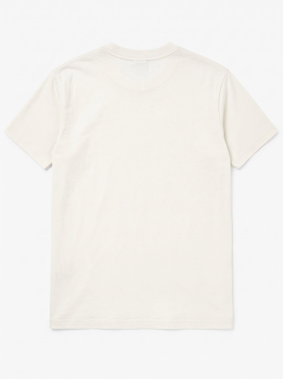 T-Shirt con ricamo tono su tono