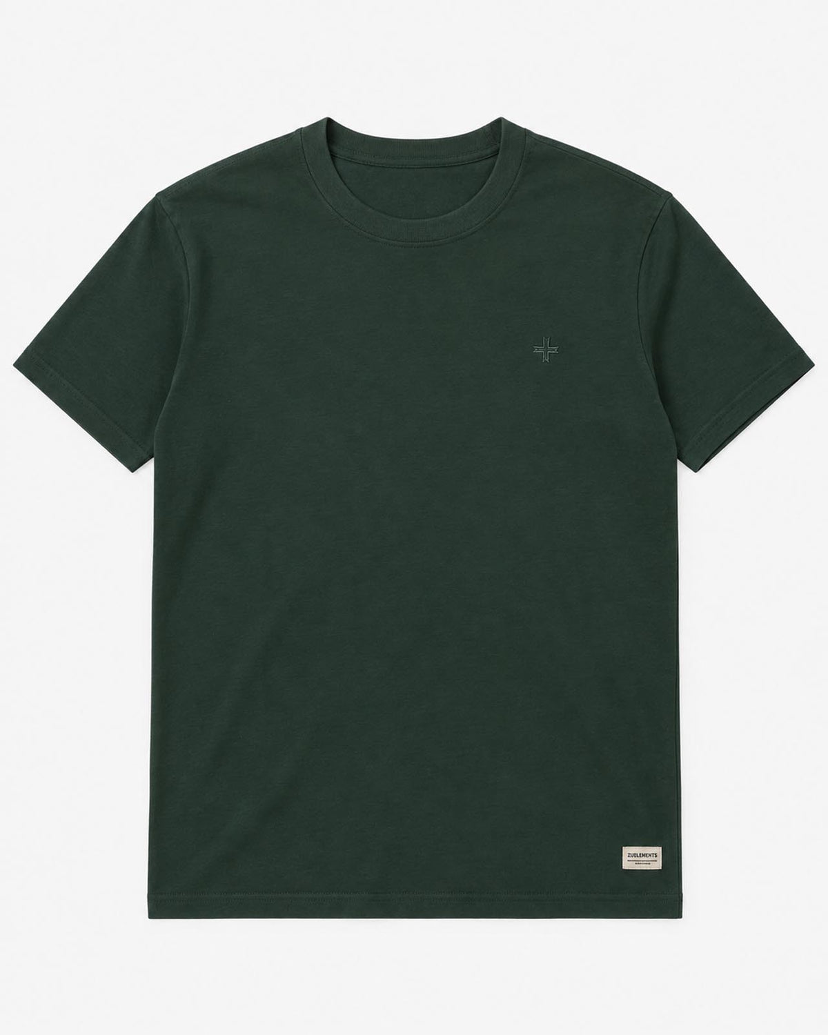 T-Shirt con ricamo tono su tono