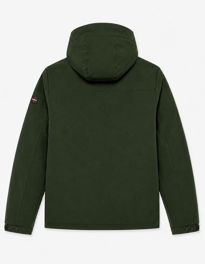 Giubbotto softshell con cappuccio