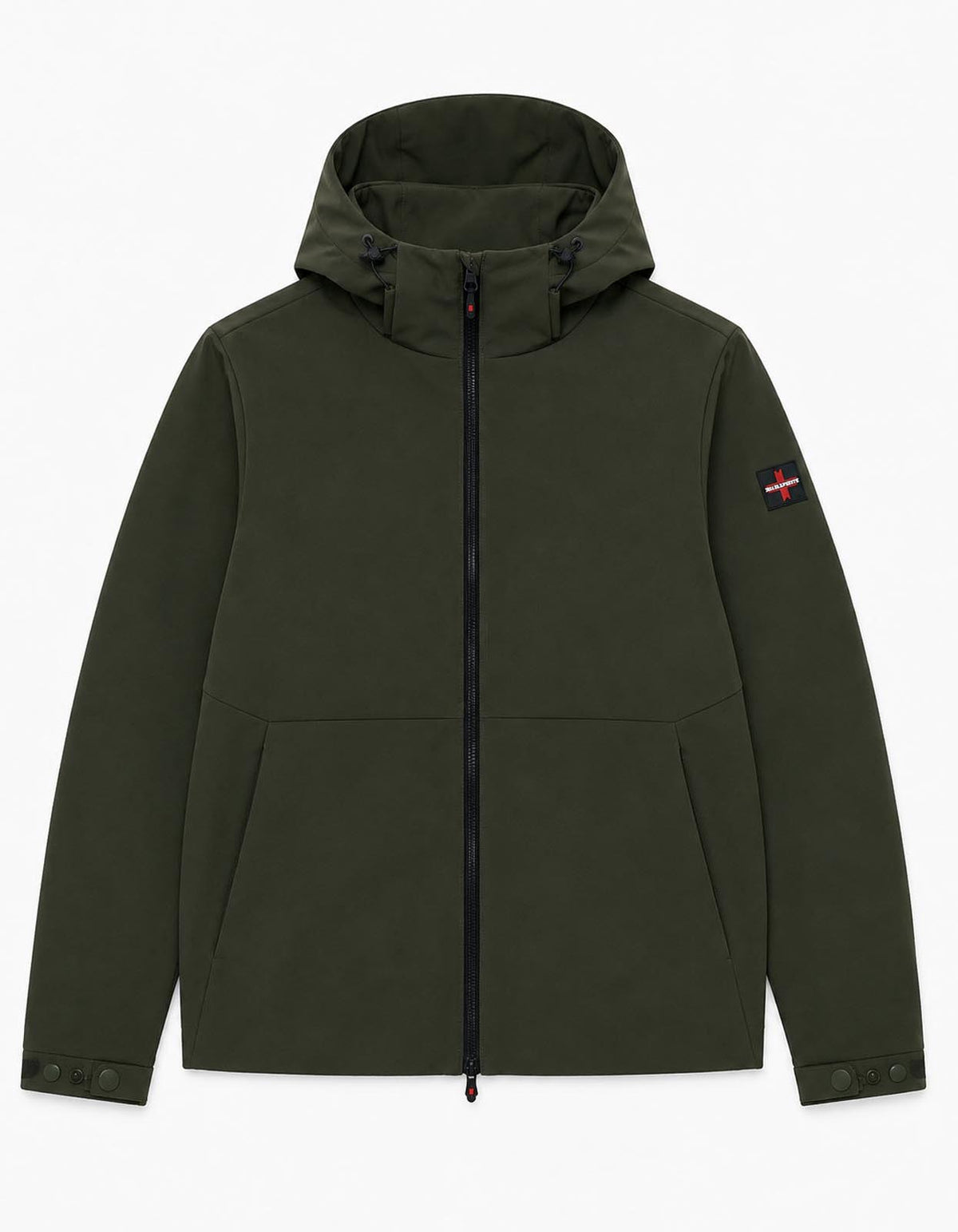 Giubbotto softshell con cappuccio