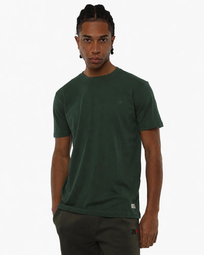 T-Shirt con ricamo tono su tono
