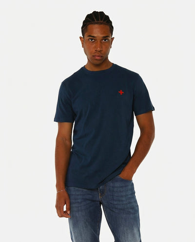 T-shirt girocollo maniche corte con logo stampato