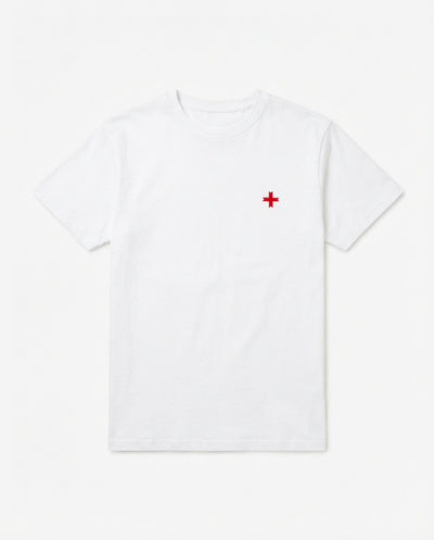 T-shirt girocollo maniche corte con logo stampato