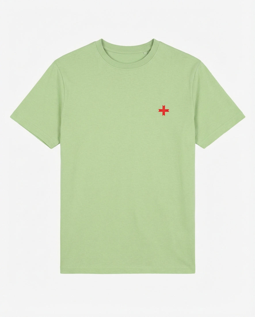 T-shirt girocollo maniche corte con logo stampato