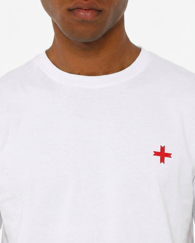 T-shirt girocollo maniche corte con logo stampato