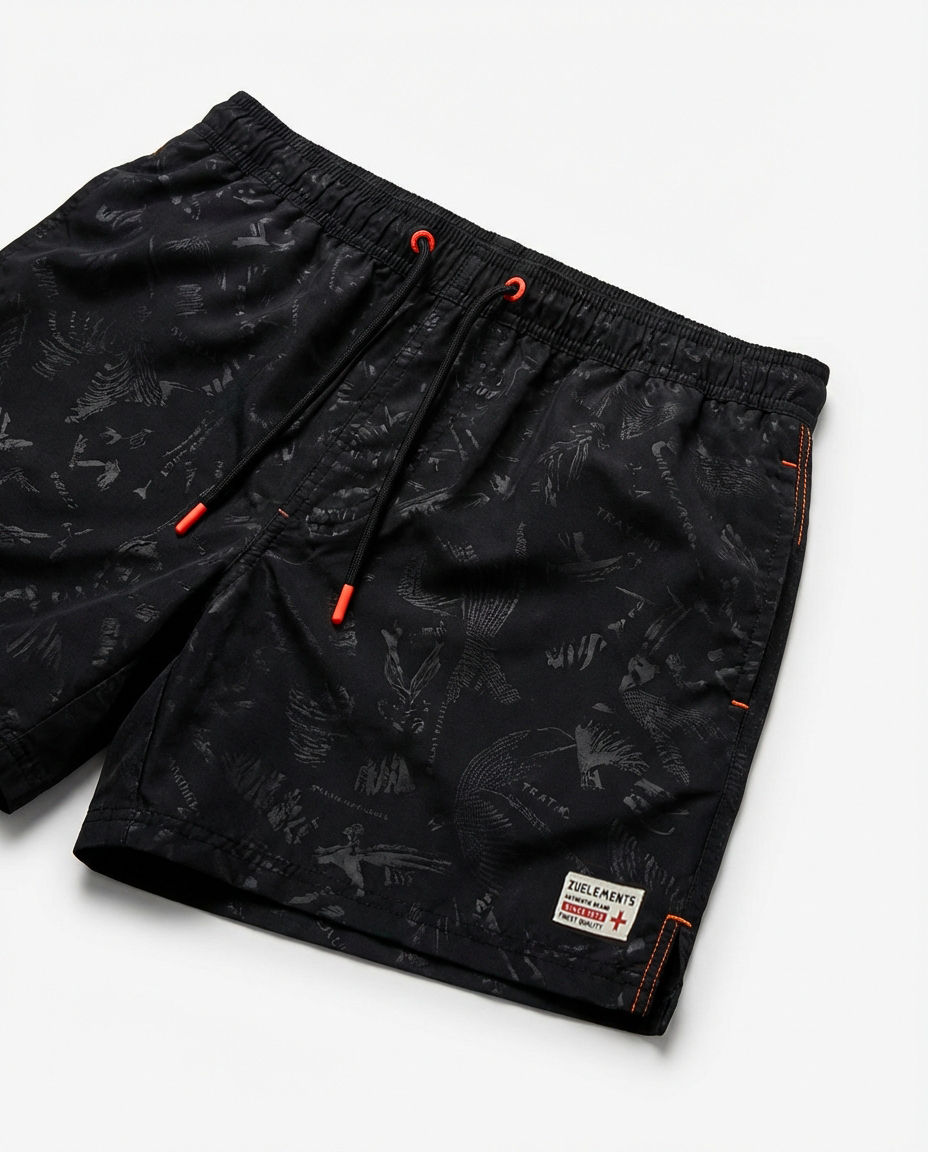 Swim shorts with allover print 