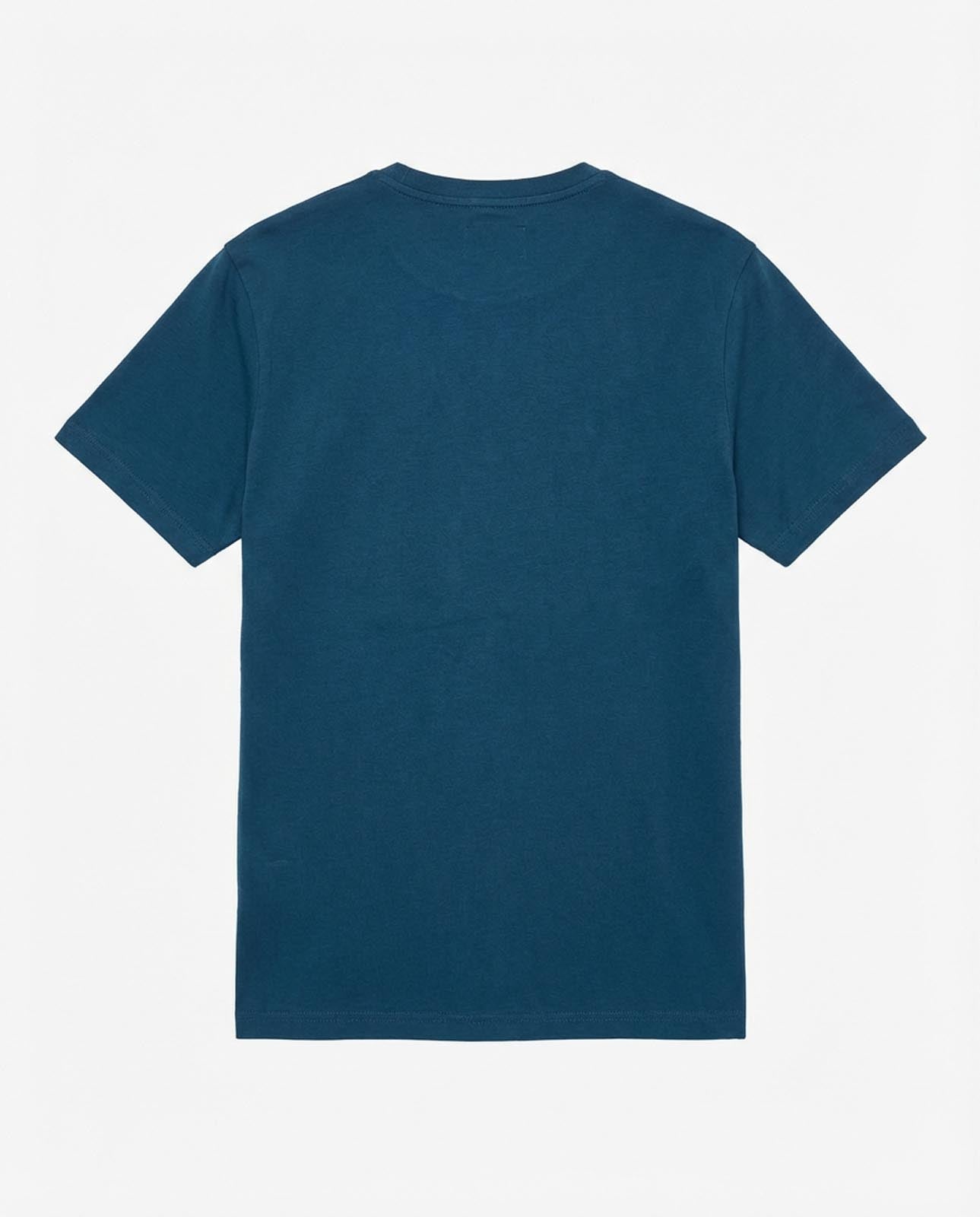 T-shirt girocollo maniche corte con micrologo ricamato