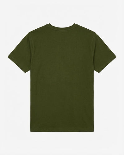 T-shirt girocollo maniche corte con micrologo ricamato