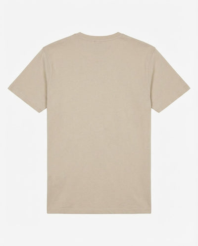 T-shirt girocollo maniche corte con micrologo ricamato