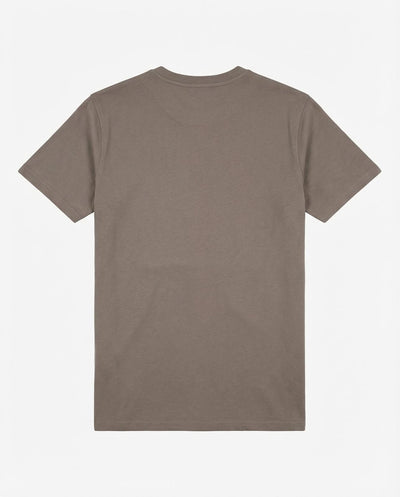 T-shirt girocollo maniche corte con micrologo ricamato