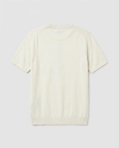 T-shirt in maglia maniche corte girocollo