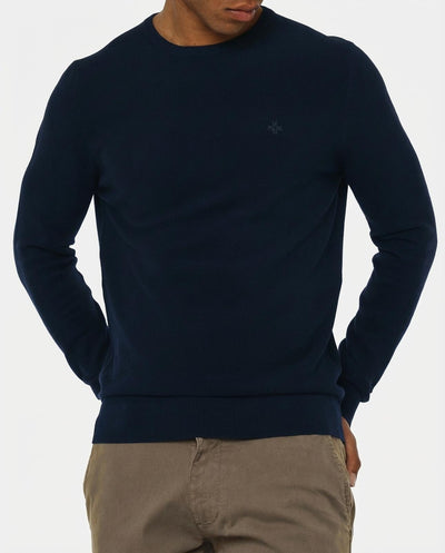 Maglia girocollo con polsini