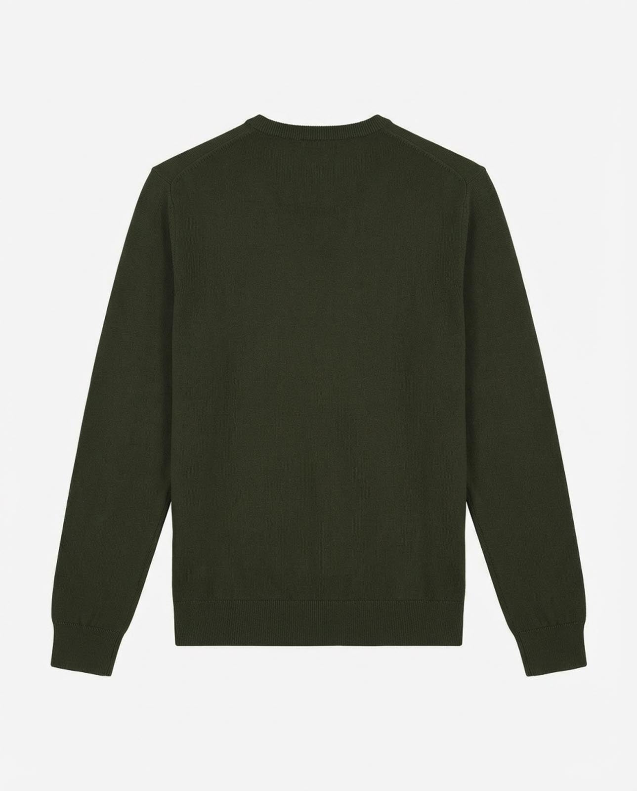 Maglia girocollo con polsini