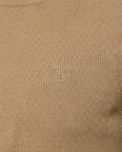 Maglia girocollo con polsini