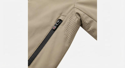 Giubbino zip con cappuccio e chiusura frontale