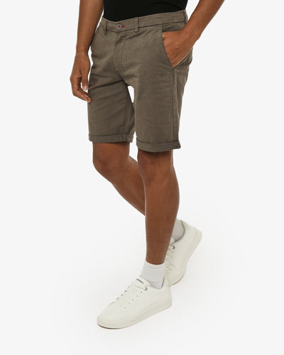 Bermuda chino con ricamo sul retro