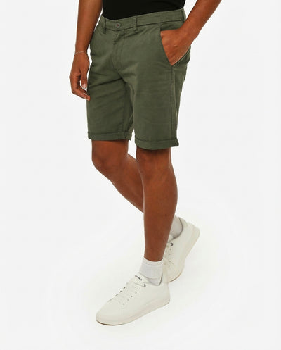 Bermuda chino con ricamo sul retro