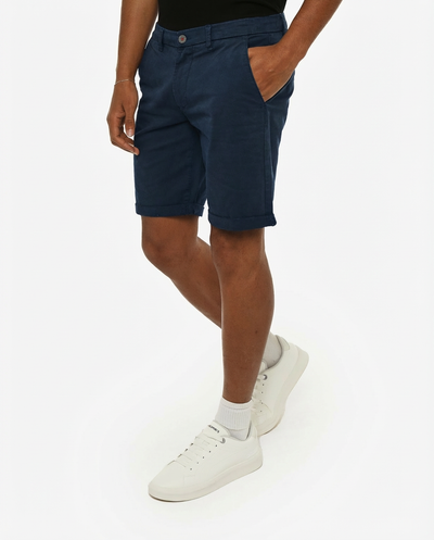 Bermuda chino con ricamo sul retro