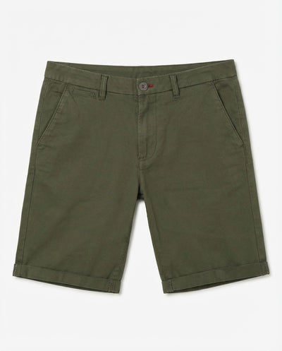 Bermuda chino con ricamo sul retro