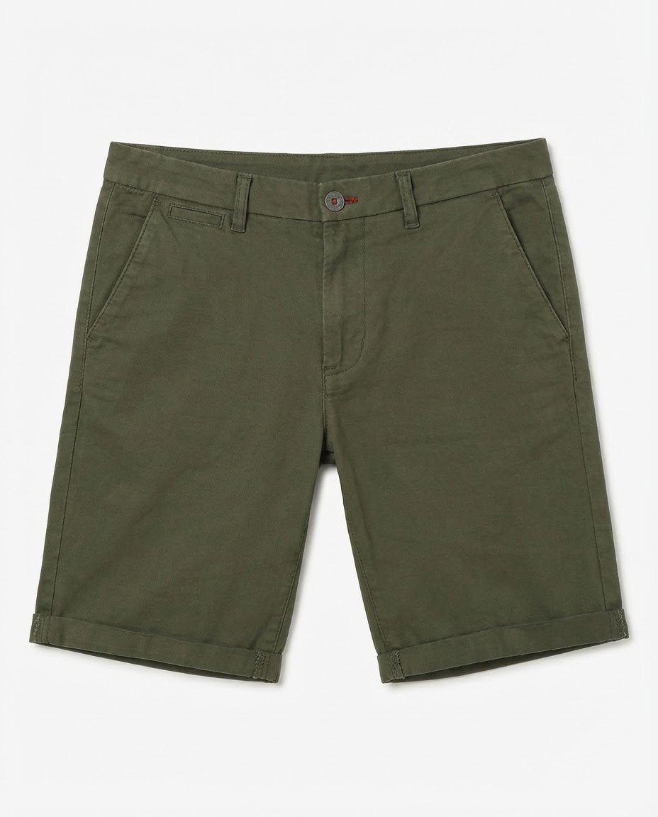 Bermuda chino con ricamo sul retro