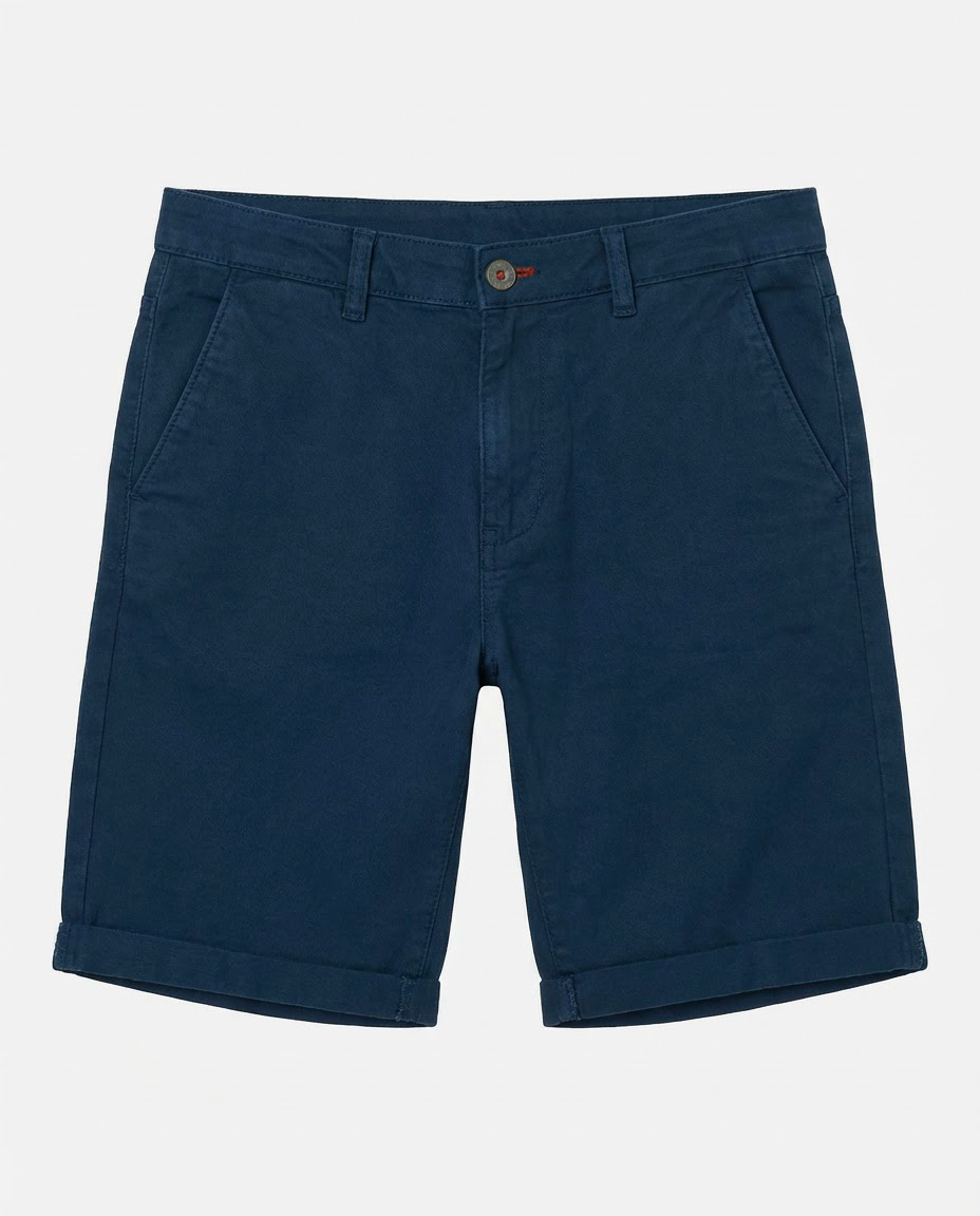Bermuda chino con ricamo sul retro
