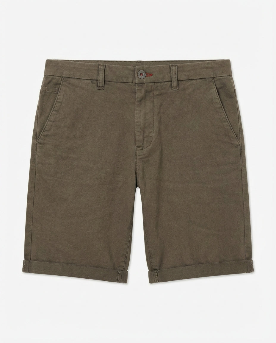 Bermuda chino con ricamo sul retro