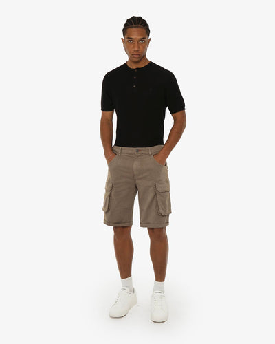 Bermuda con ricamo sul retro