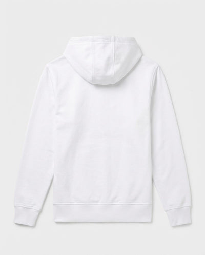 Felpa zip con cappuccio, logo ricamato lato cuore. Polso e fondo a coste